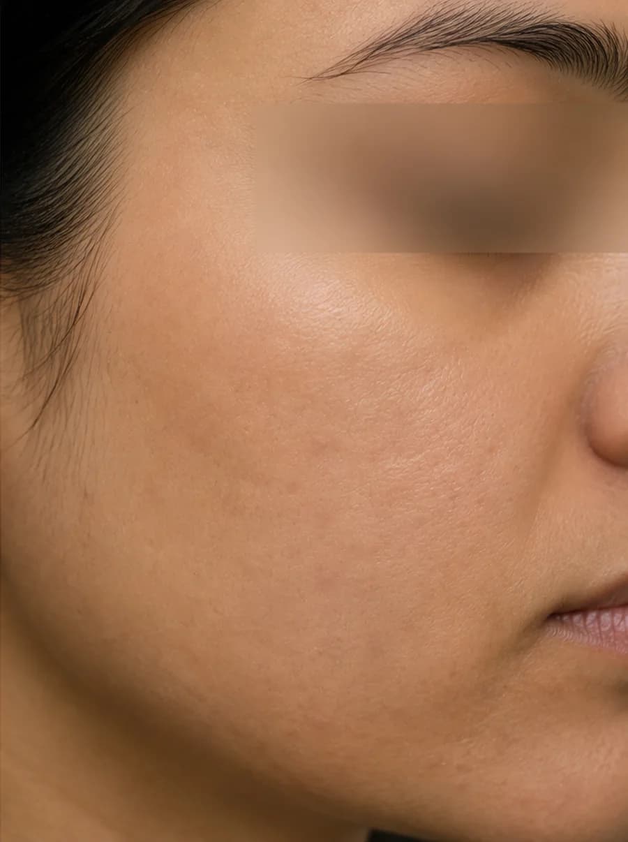 Acne & Acne Marks after treatment