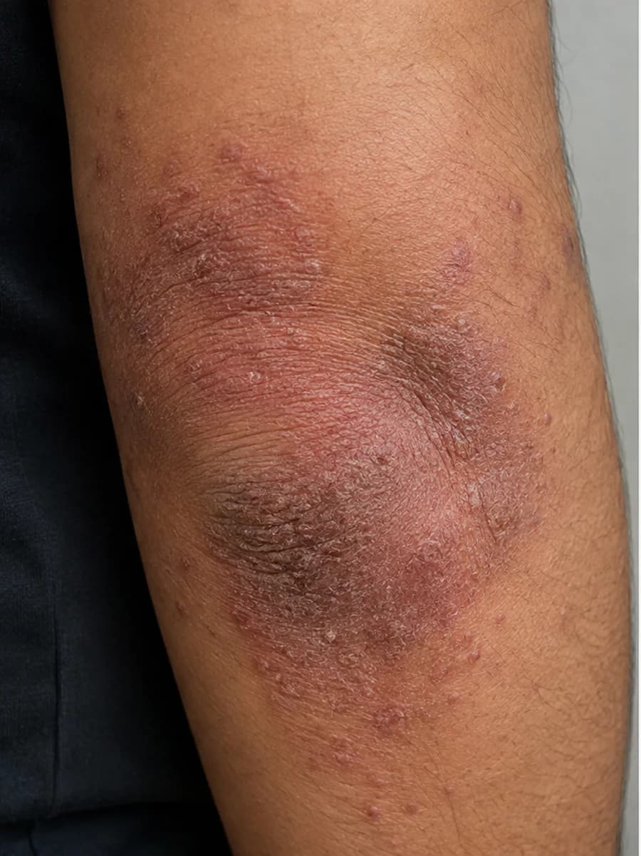 Eczema & Dermatitis before treatment